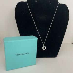 Tiffany Elsa Peretti Eternal Circle Necklace, Sterling Silver